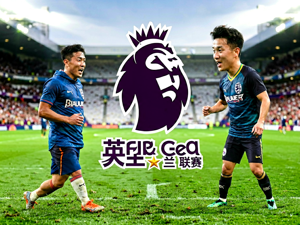 英超联赛标志，进入英超足球比分数据页面